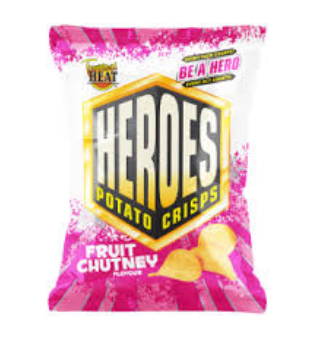 HEROES CRISPS FRUIT CHUTNEY 40G